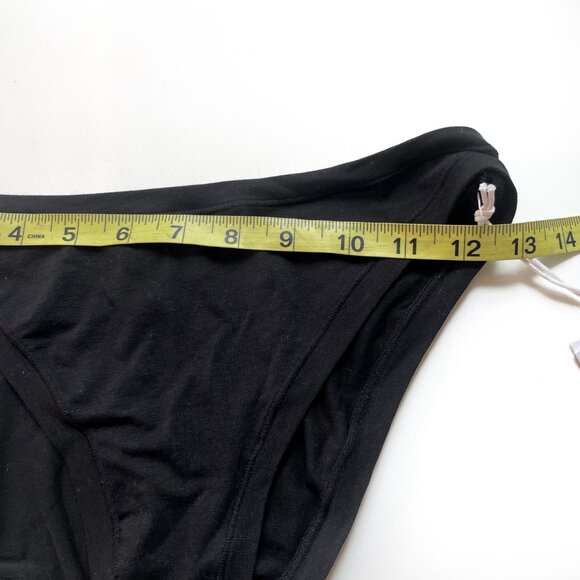 HELSA High Cut Underwear in 2nd Skin Jersey Black Size Medium NEW NWT - Picture 6 of 7